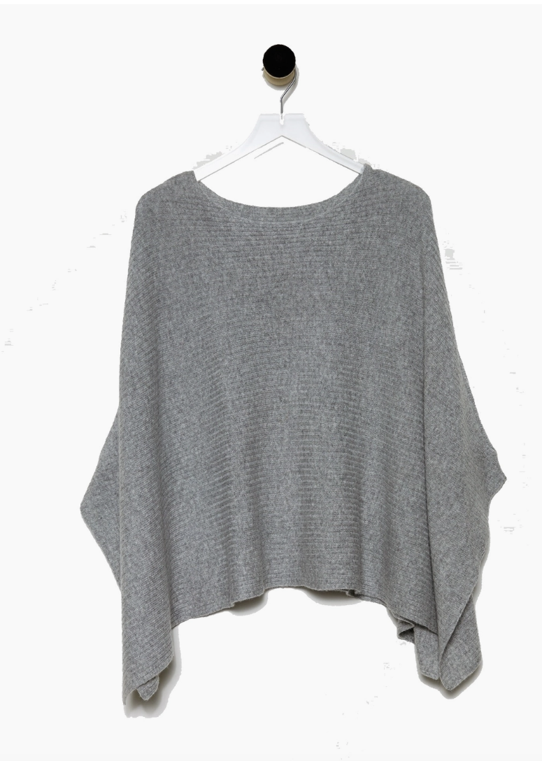 Revive Cashmere - Cashmere Ribbed Poncho